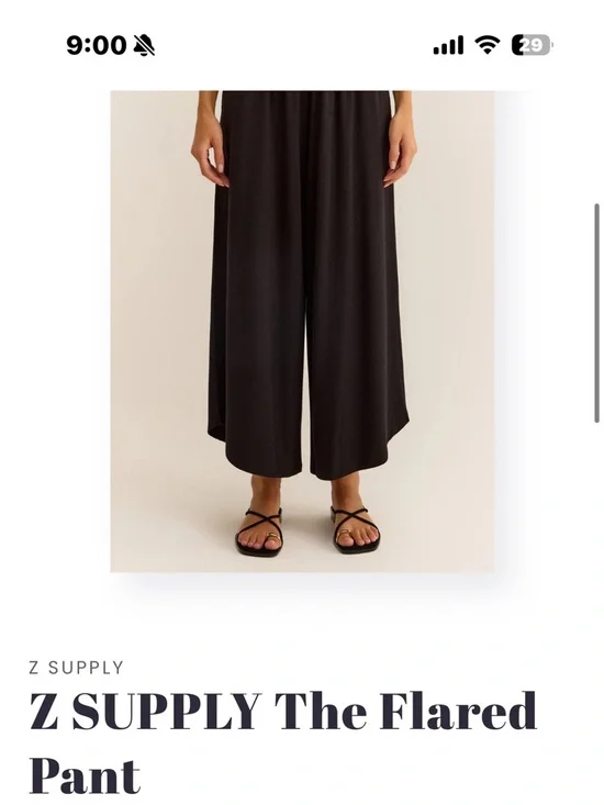 Z SUPPLY The Flared Pant small - Picture 2 of 12